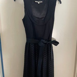 Black knee-length dress, size 6